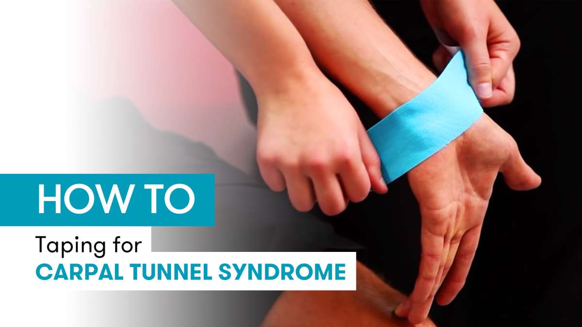 Instructions for Kinesiology Tape for Carpal Tunnel Syndrome
